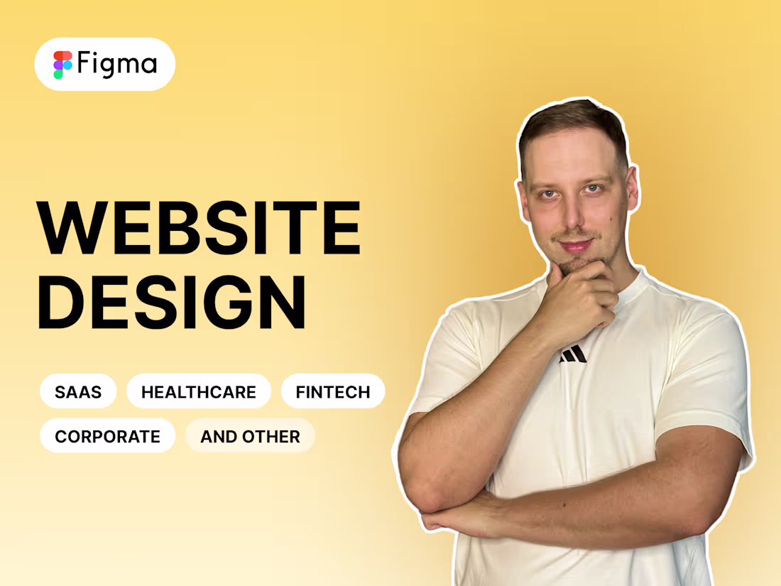 Cover image for Websites in Figma | SaaS, Business, Healthcare, Crypto