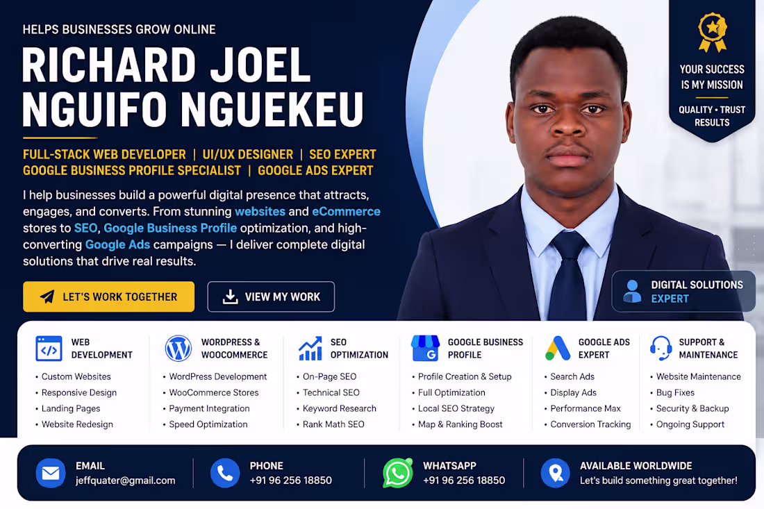 Cover image for Professional WordPress Website Design & Development