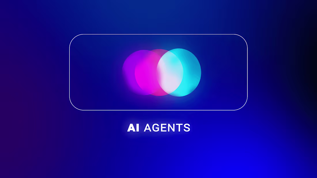 Cover image for Abstract AI Agents Collaboration - Digital Interface