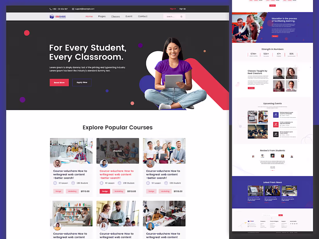 Cover image for Education Website