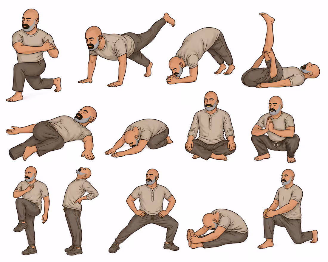 Cover image for Custom Fitness & Yoga Illustrations