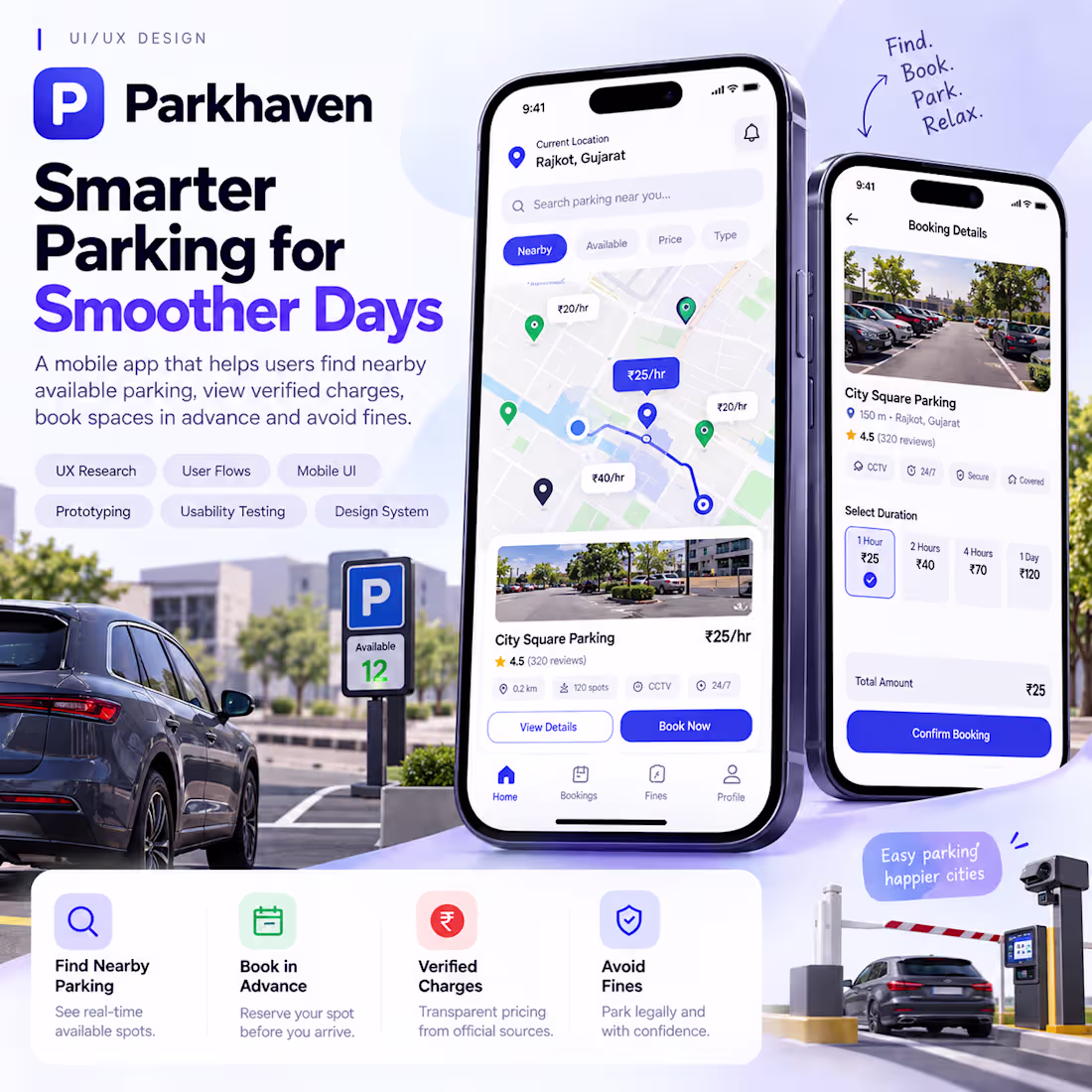 Cover image for Parkhaven — Smart Parking Mobile