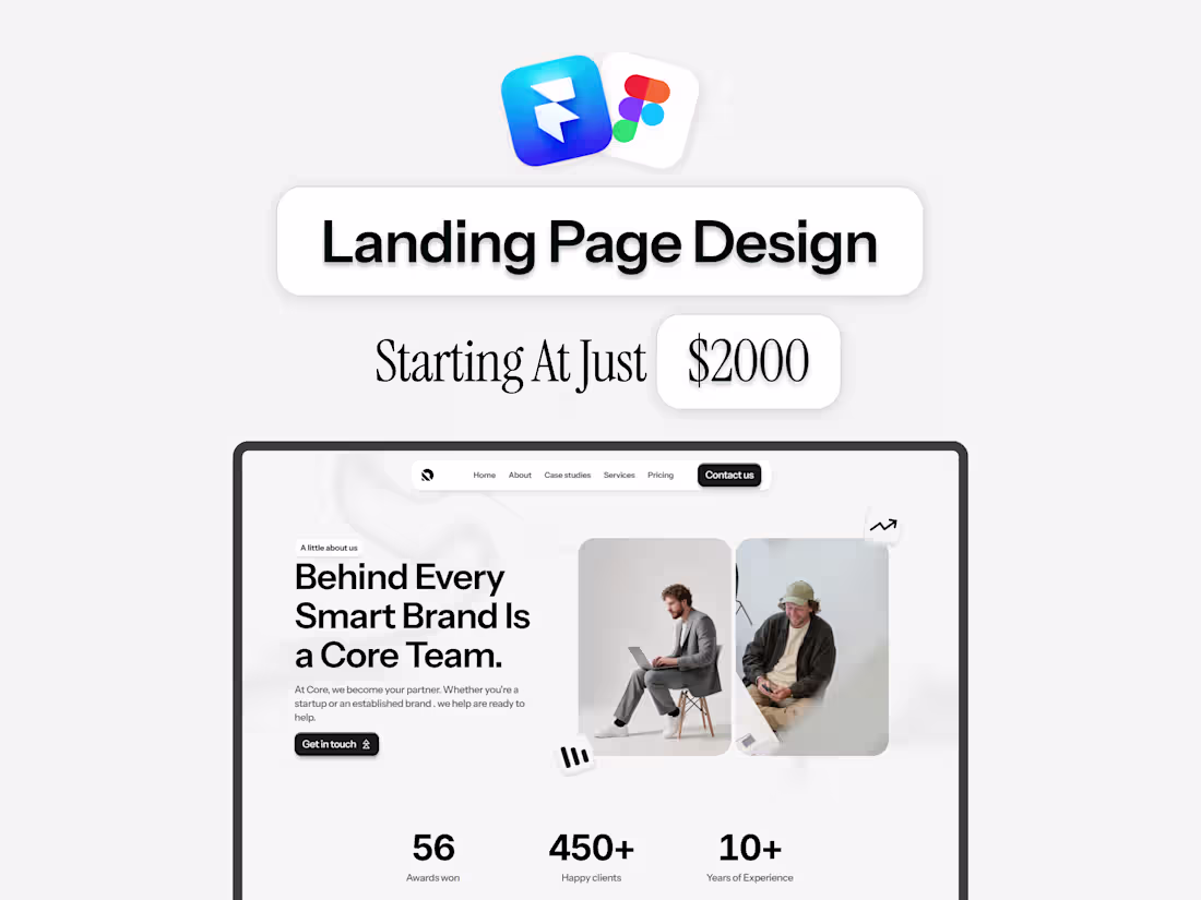 Cover image for High-converting landing page design & dev