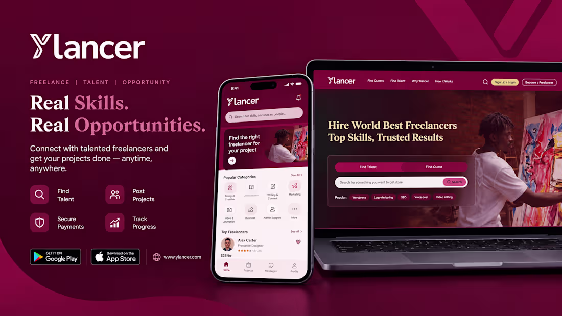 Cover image for Ylancer – Freelance Marketplace App