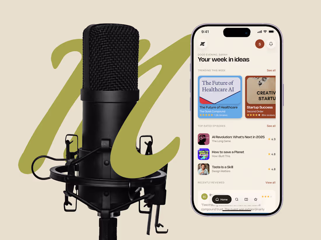 Cover image for PodMark: Branding and App Design for a Podcast Reader