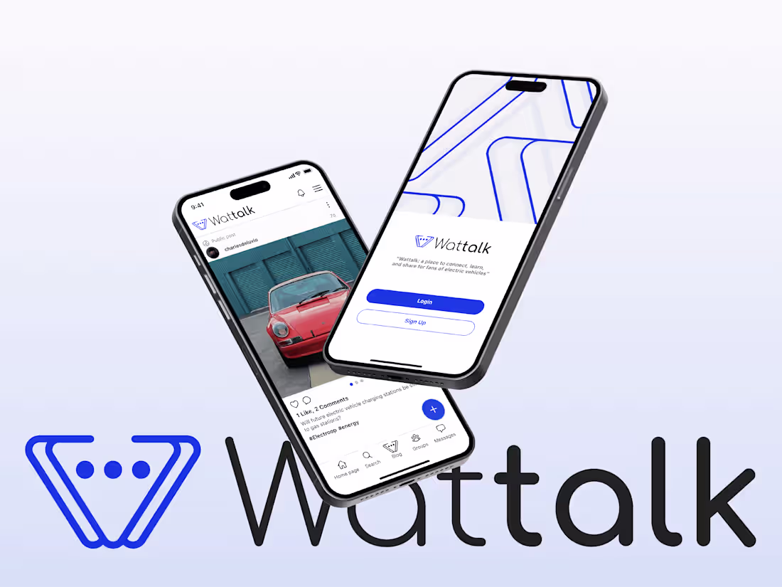 Cover image for Wattalk UI/UX Design 