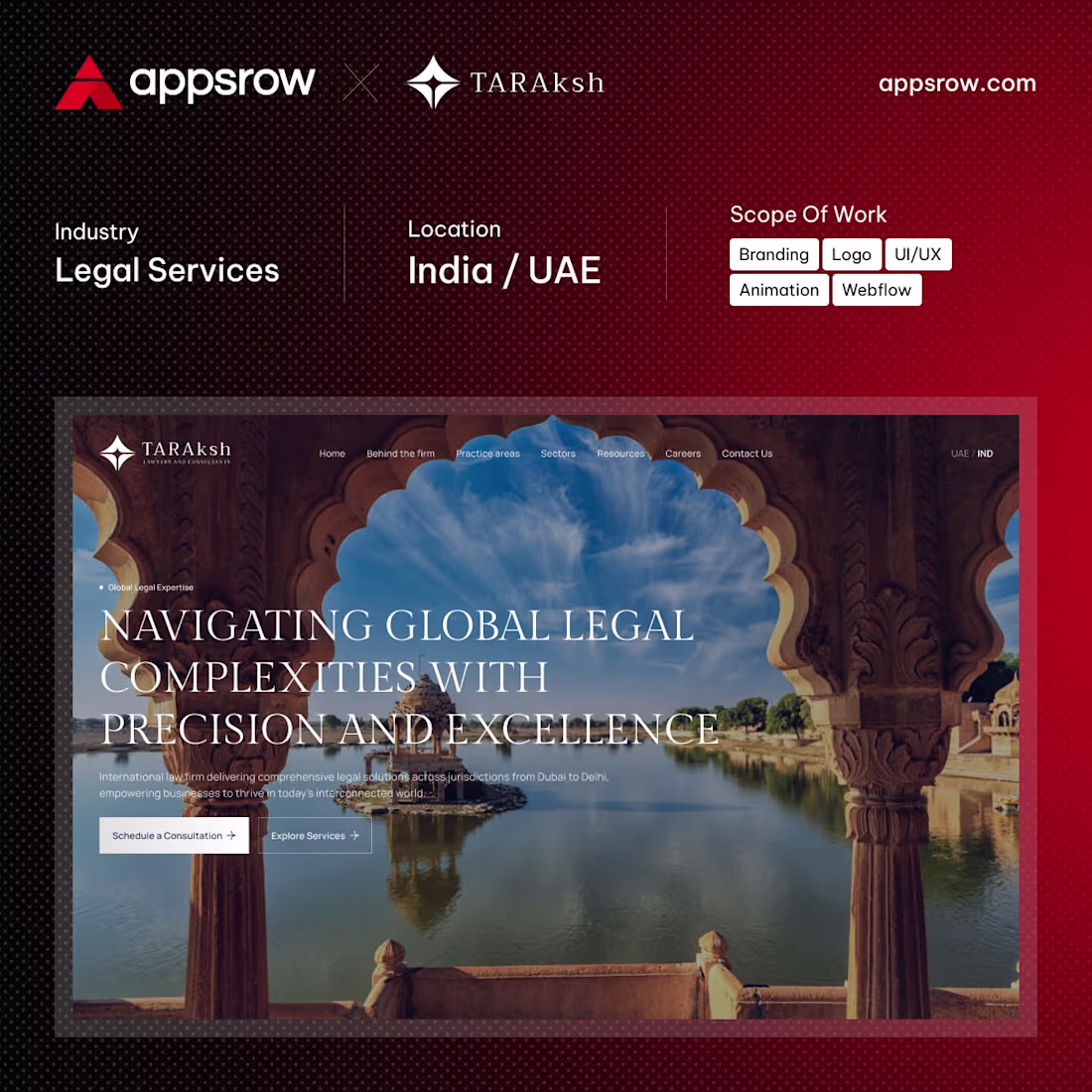 Cover image for Modern Web Design for Taraksh Law