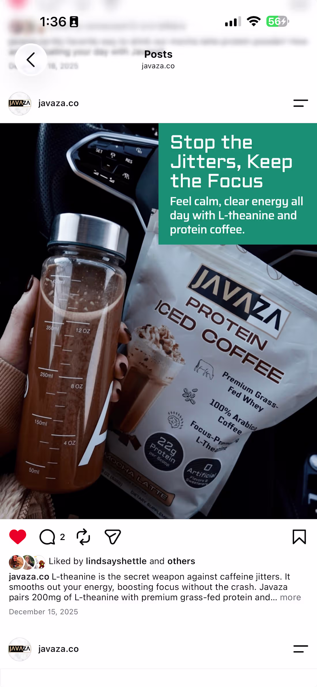 Cover image for Content creation for Javaza's social