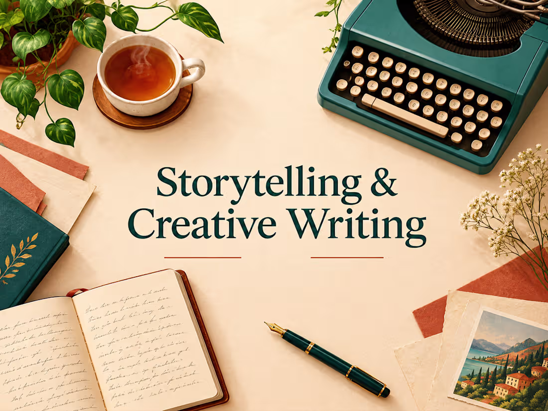 Cover image for Storytelling & Creative Writing for Brands and Personal Use