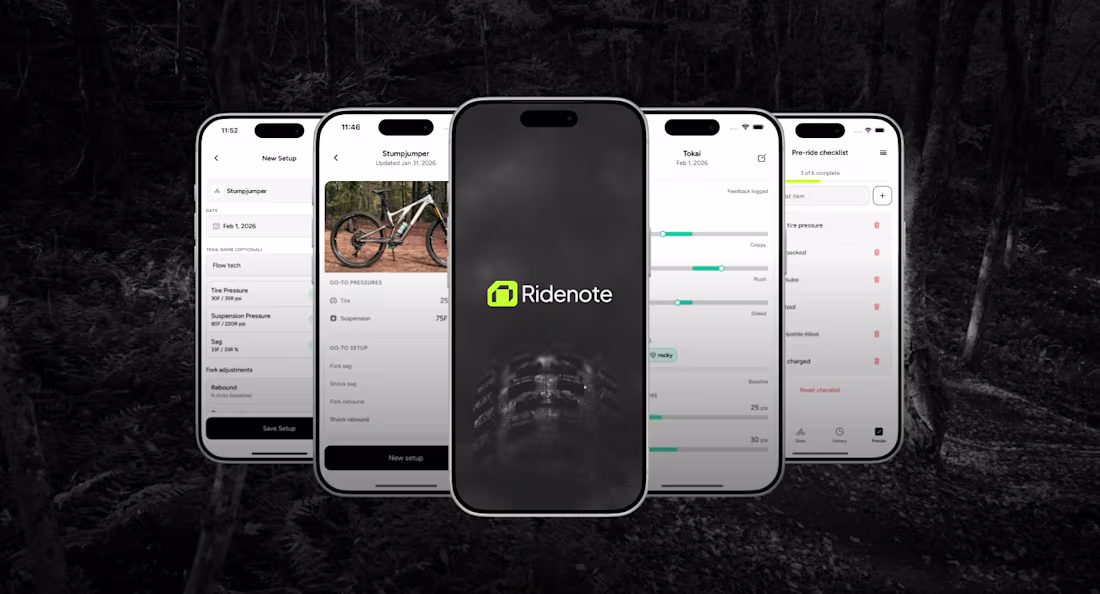 Cover image for RideNote - Mountain Bike Settings