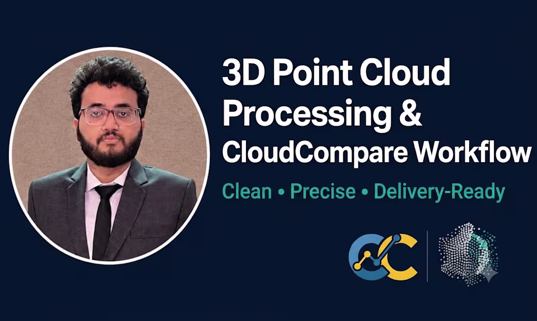 Cover image for 3D Point cloud/Mesh processing Workflows - Cloud Compare