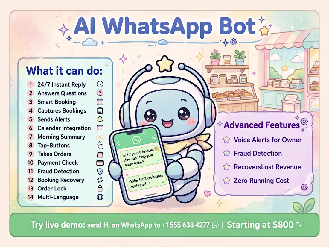 Cover image for AI WhatsApp Bot