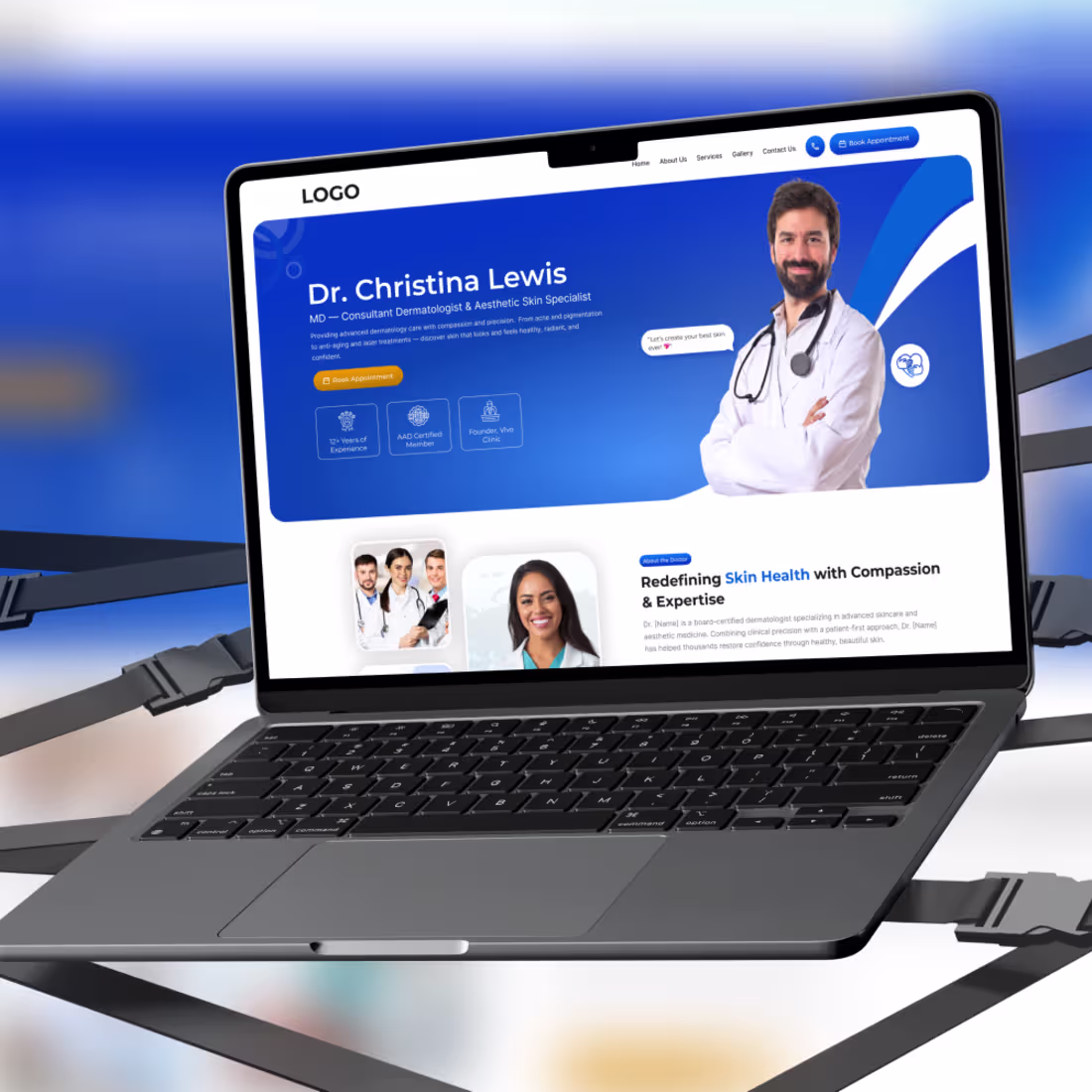 Cover image for Doctor Landing Page
A modern and