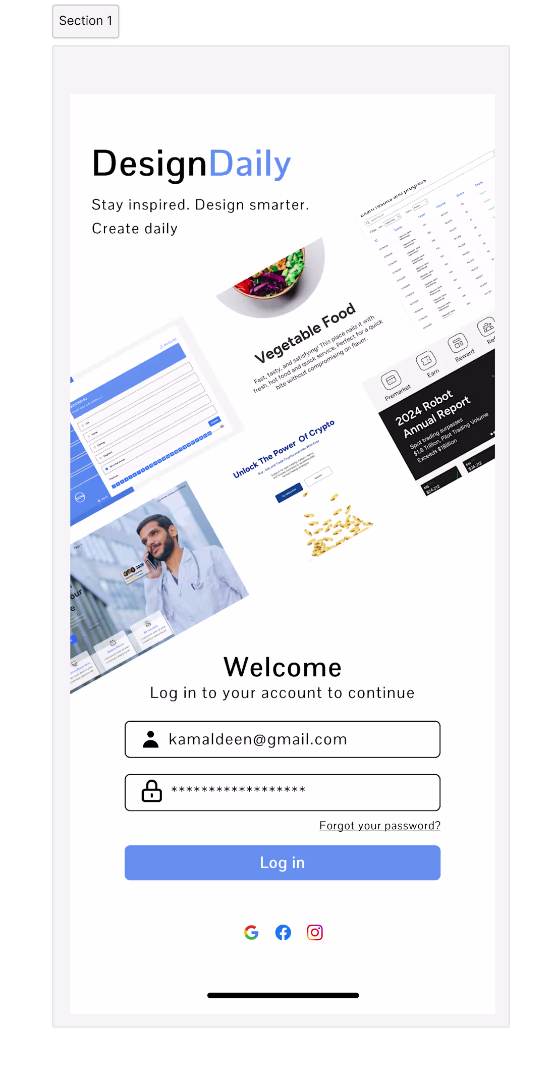 Cover image for Login page