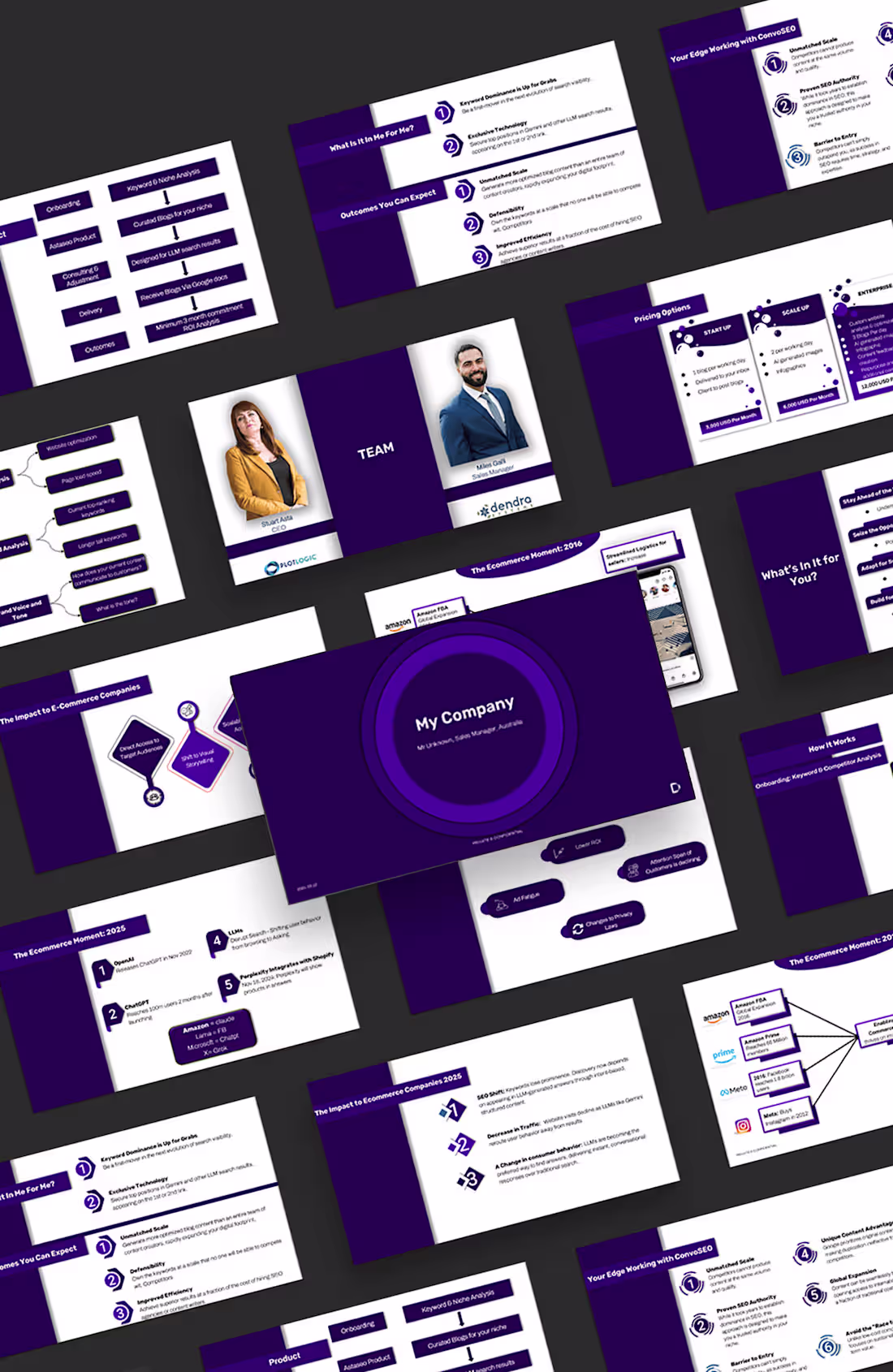 Cover image for ConvoSEO Startup Pitch Deck Presentation
