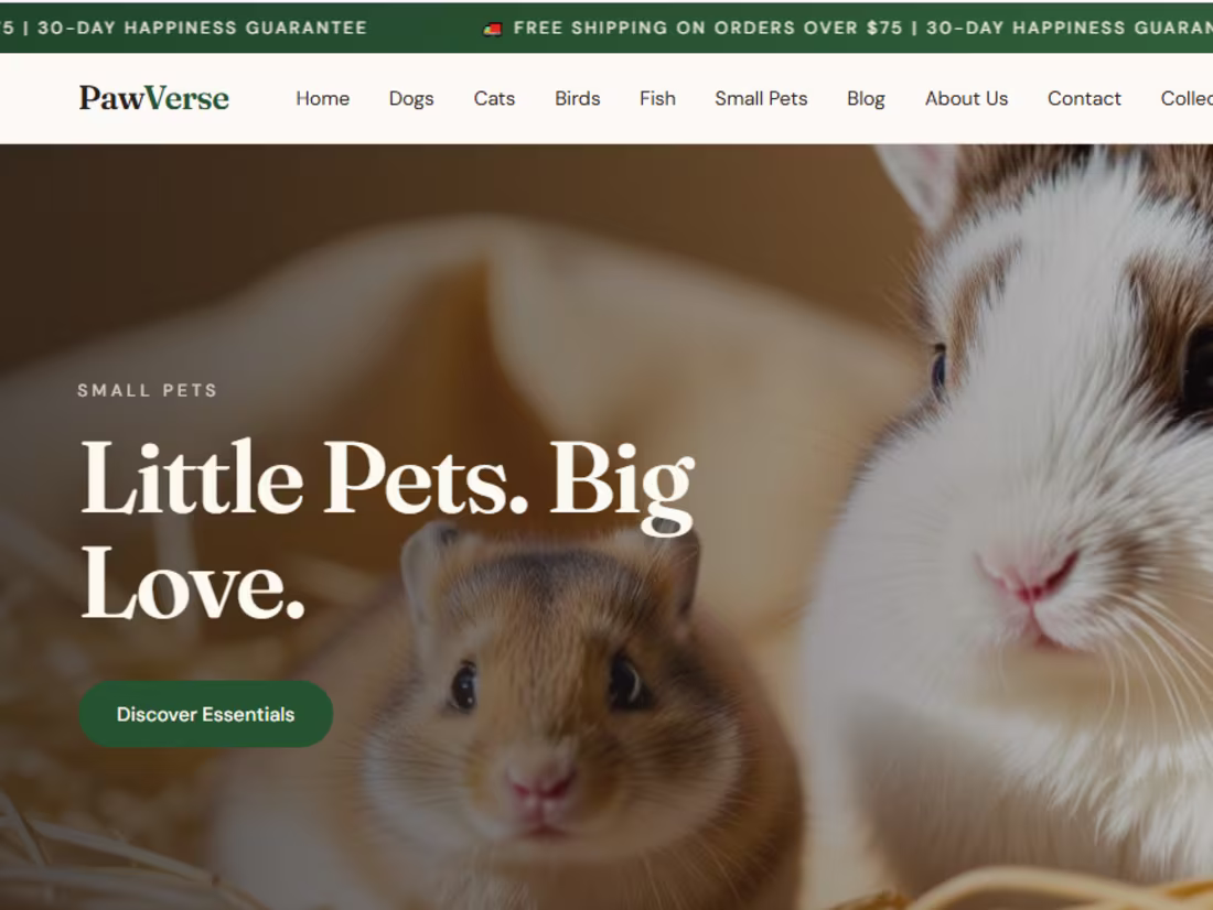 Cover image for PawVerse Premium Shopify Pet Store