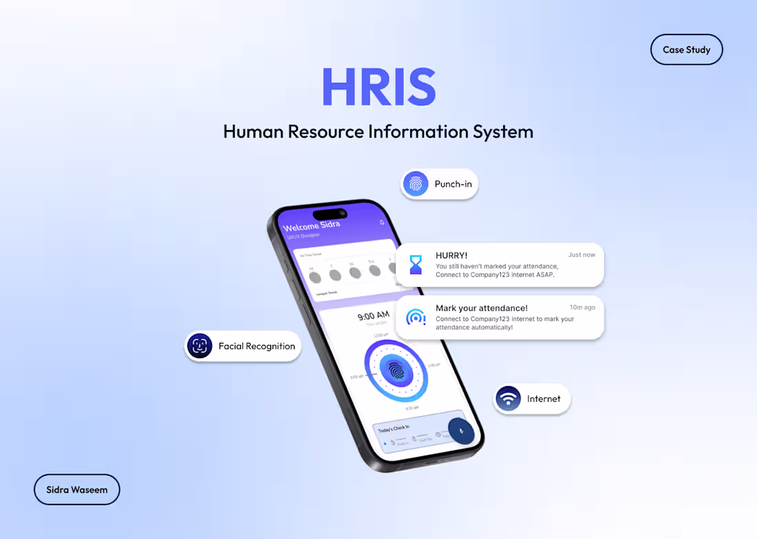 Cover image for HRIS App UX/UI