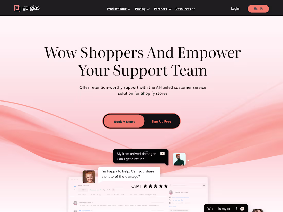 Cover image for Gorgias Website Redesign