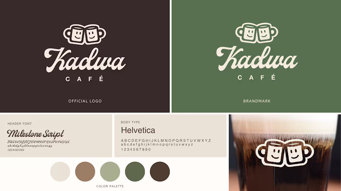 Cover image for Kadwa Cafe: Brand Identity &