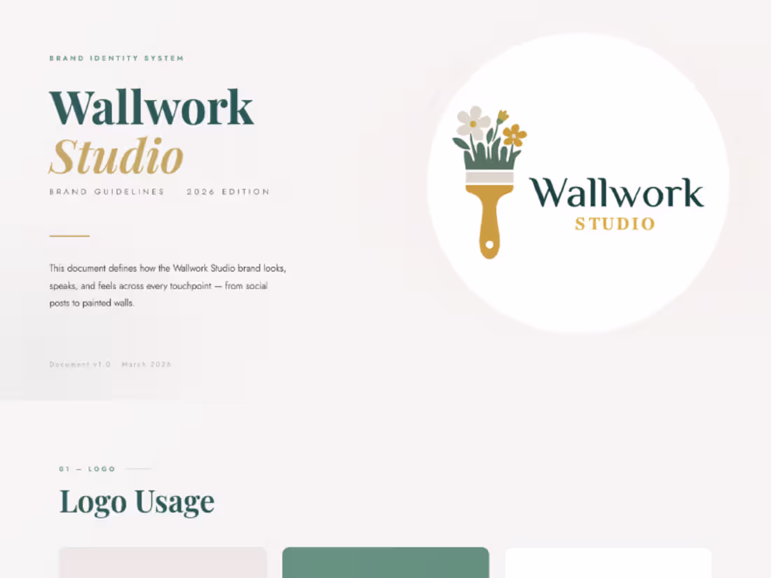 Cover image for Brand identity and visual system
