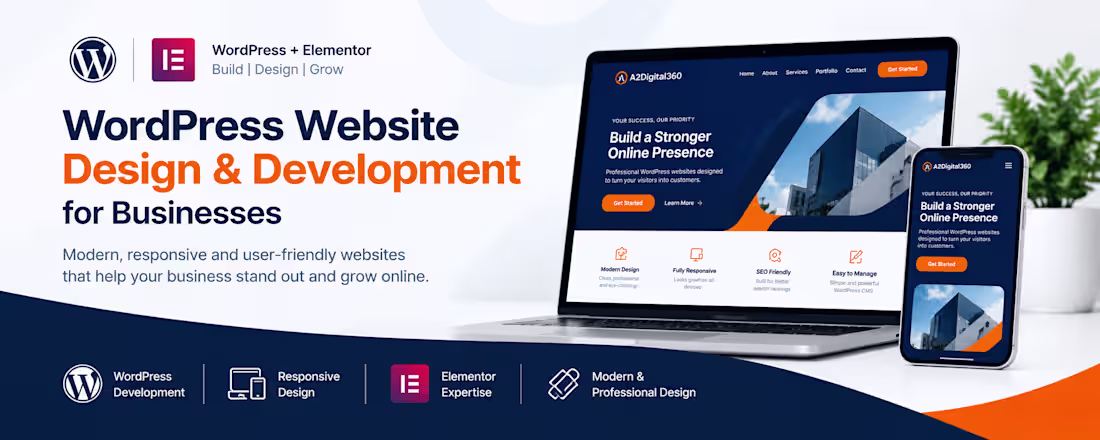 Cover image for WordPress Website Design & Development for Businesses