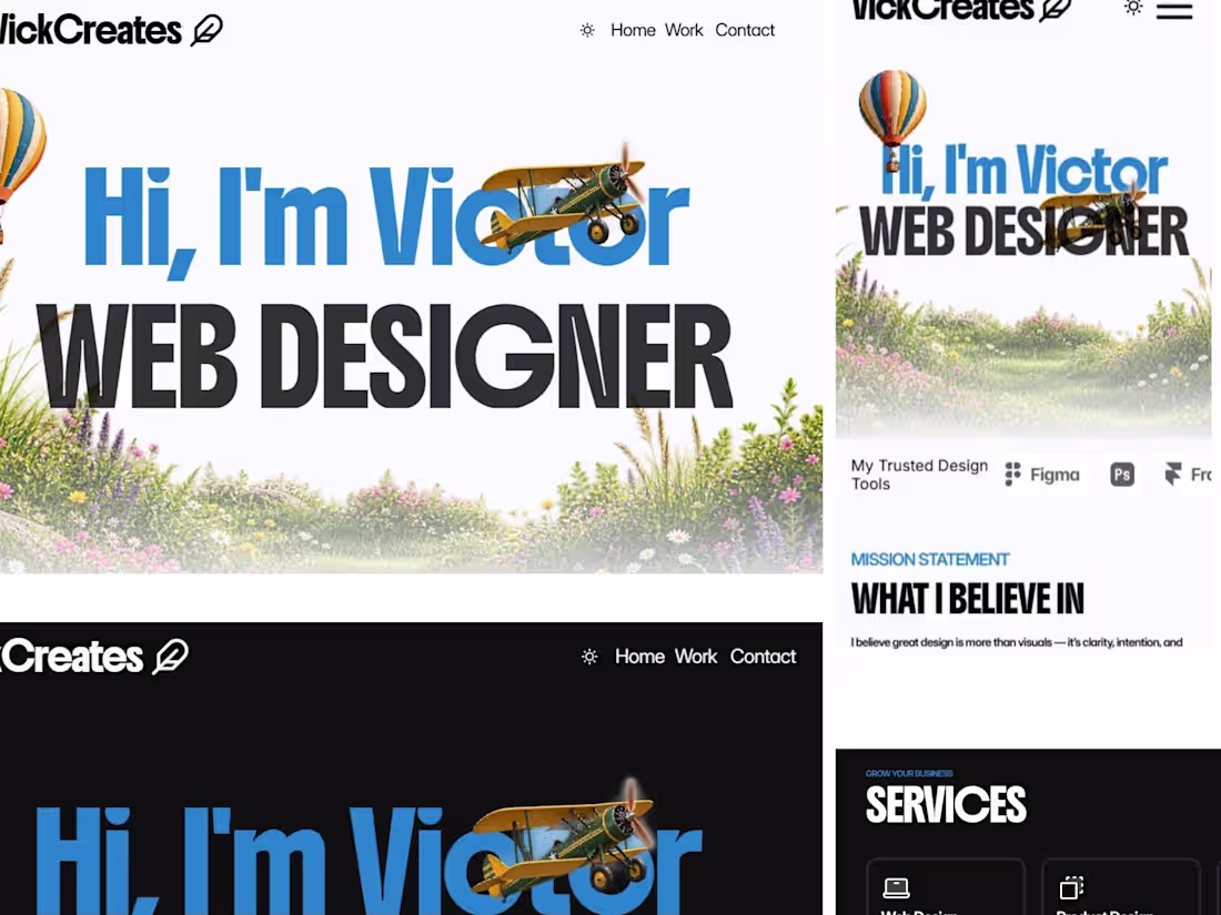 Cover image for A modern personal portfolio website