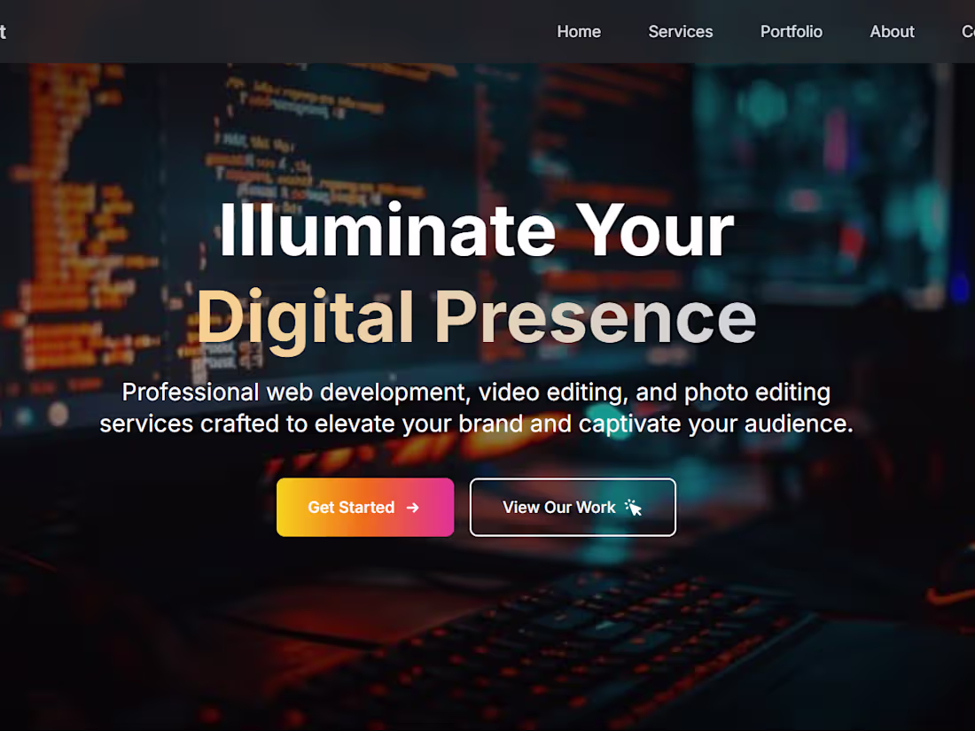 Cover image for Emberlight Studio - Web Development, Video & Photo Editing