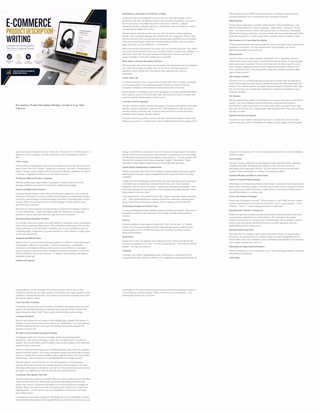 Cover image for E-Commerce Product Description Writing This