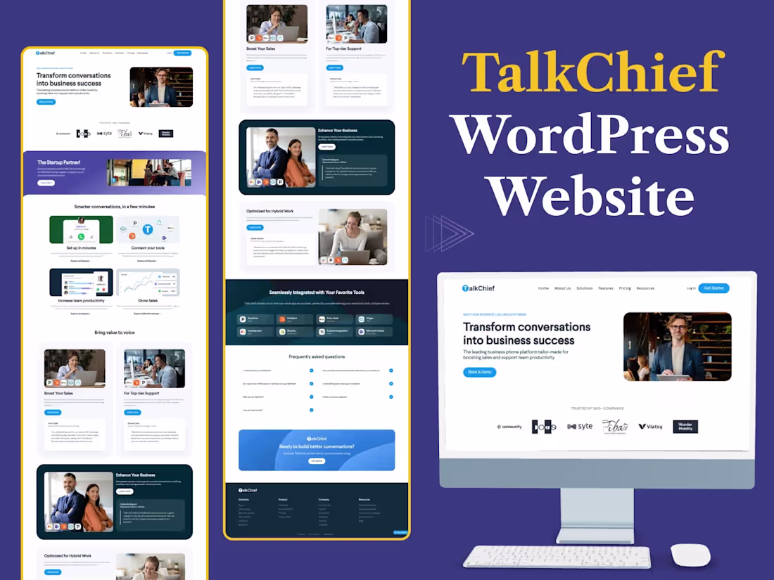 Cover image for TalkChief | Wordpress Website