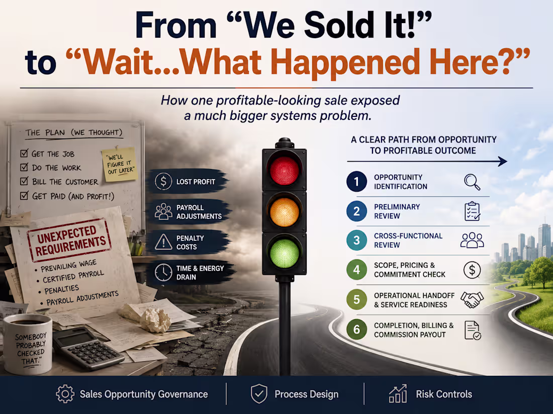 Cover image for Sales Opportunity Governance & Process Redesign