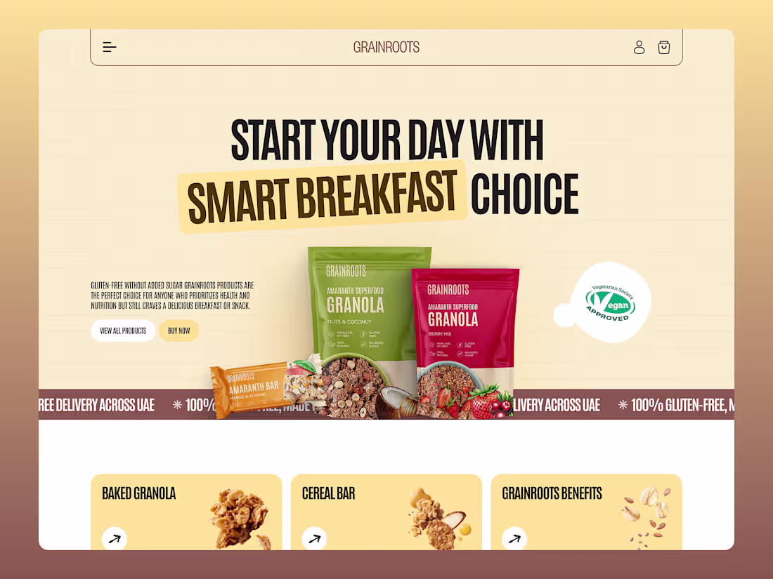 Cover image for GrainRoots Landing Page Design