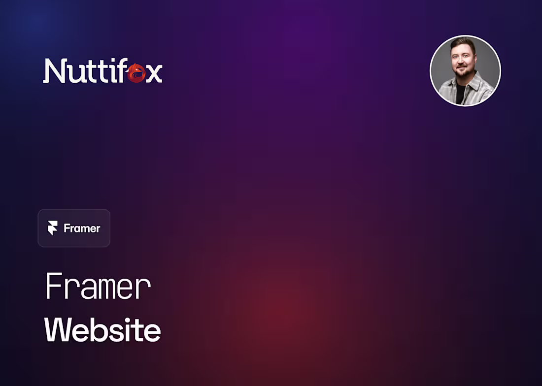 Cover image for Framer – Website Design & Build