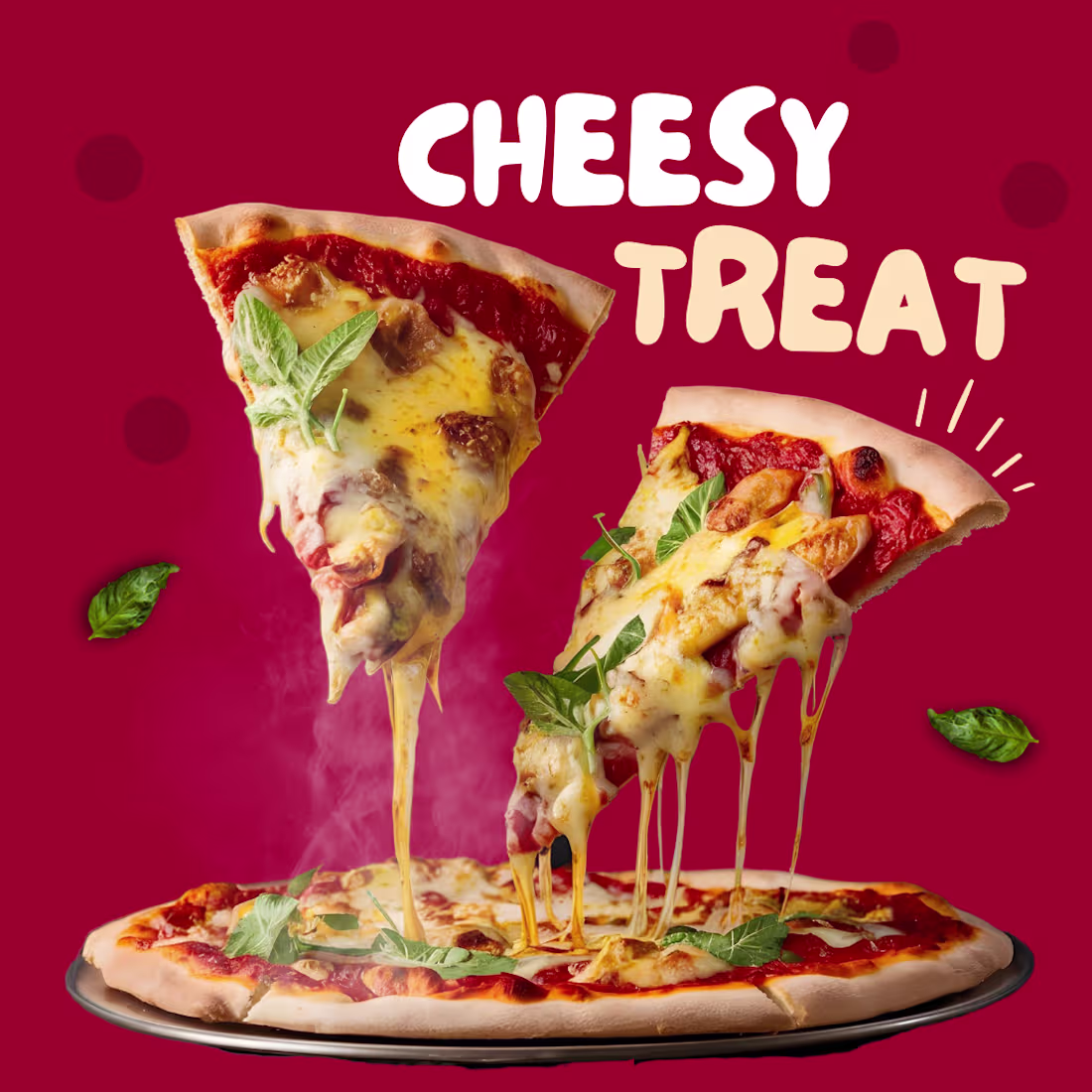 Cover image for Designed a pizza social media