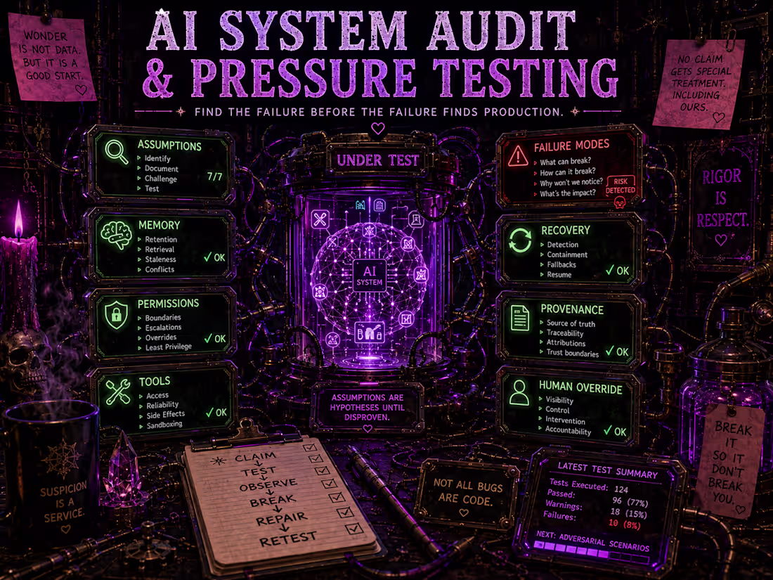 Cover image for AI System Audit & Pressure Testing