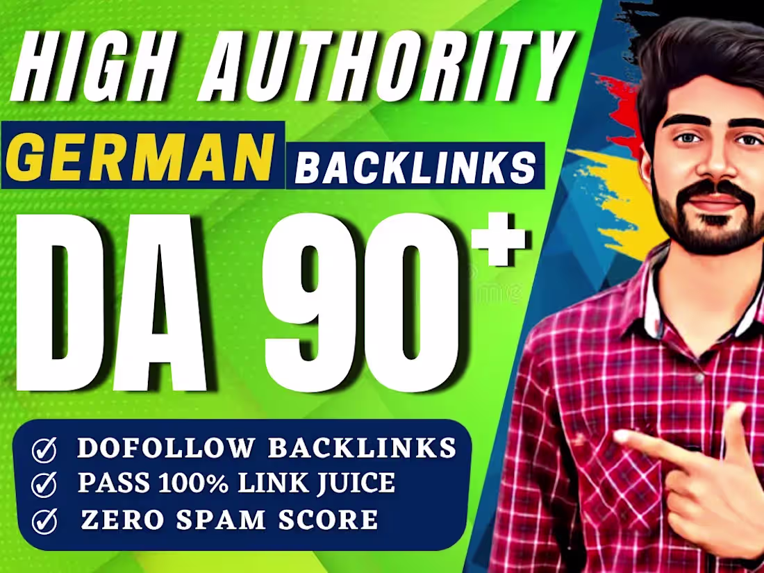 Cover image for High authority dofollow German SEO backlinks from quality sites