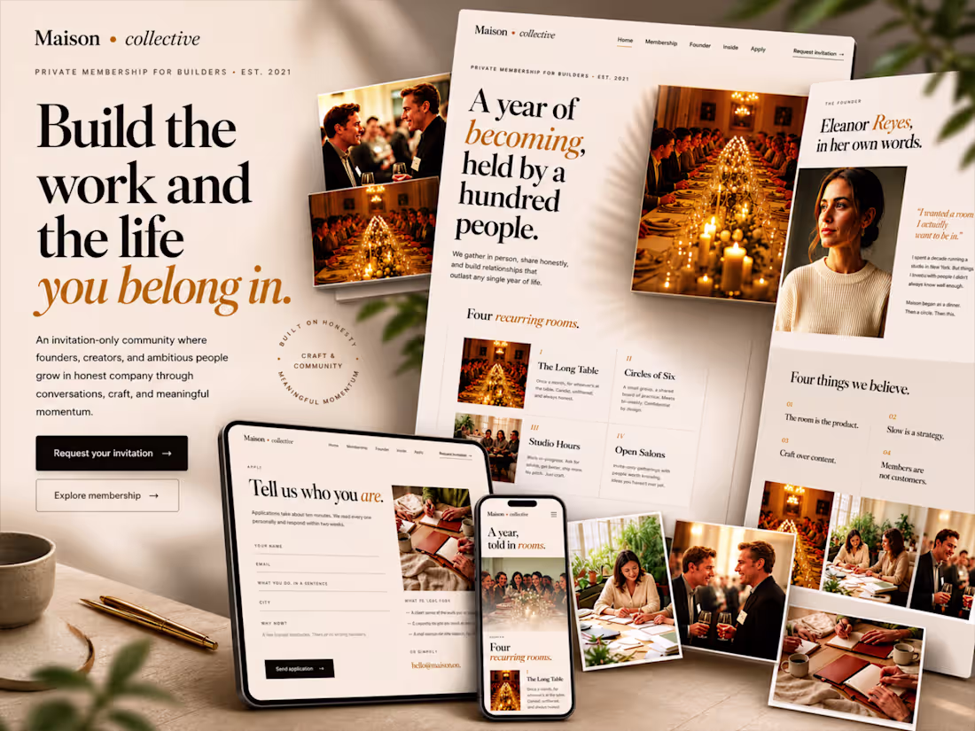 Cover image for Premium Kajabi Membership Community Website