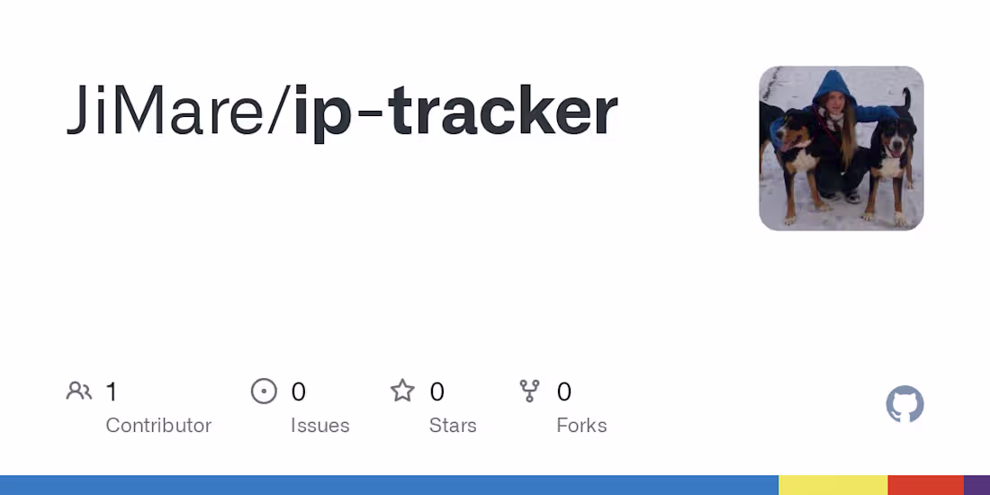 Cover image for JiMare/ip-tracker