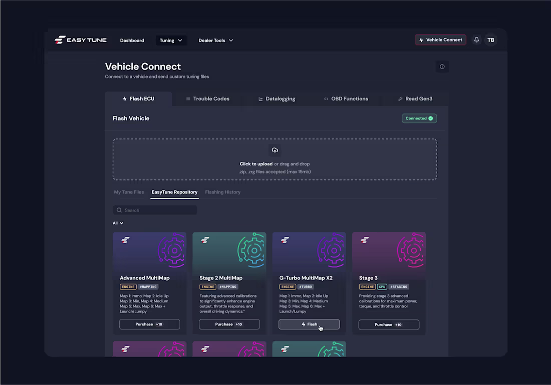 Cover image for Vehicle Custom Tuning Web App - Dealer Platform
