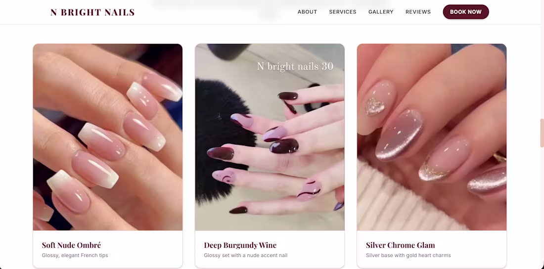 Cover image for N Bright Nails — Salon