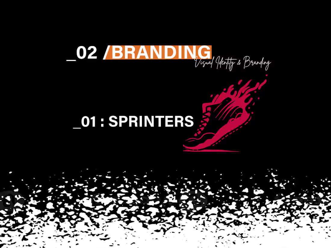 Cover image for Sprinters Athletic Footwear Brand Identity
