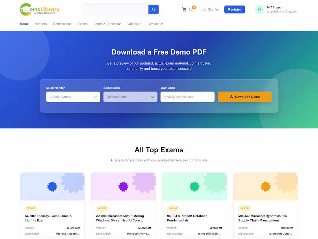 Cover image for CertsLibrary Multi-tenant SaaS Platform