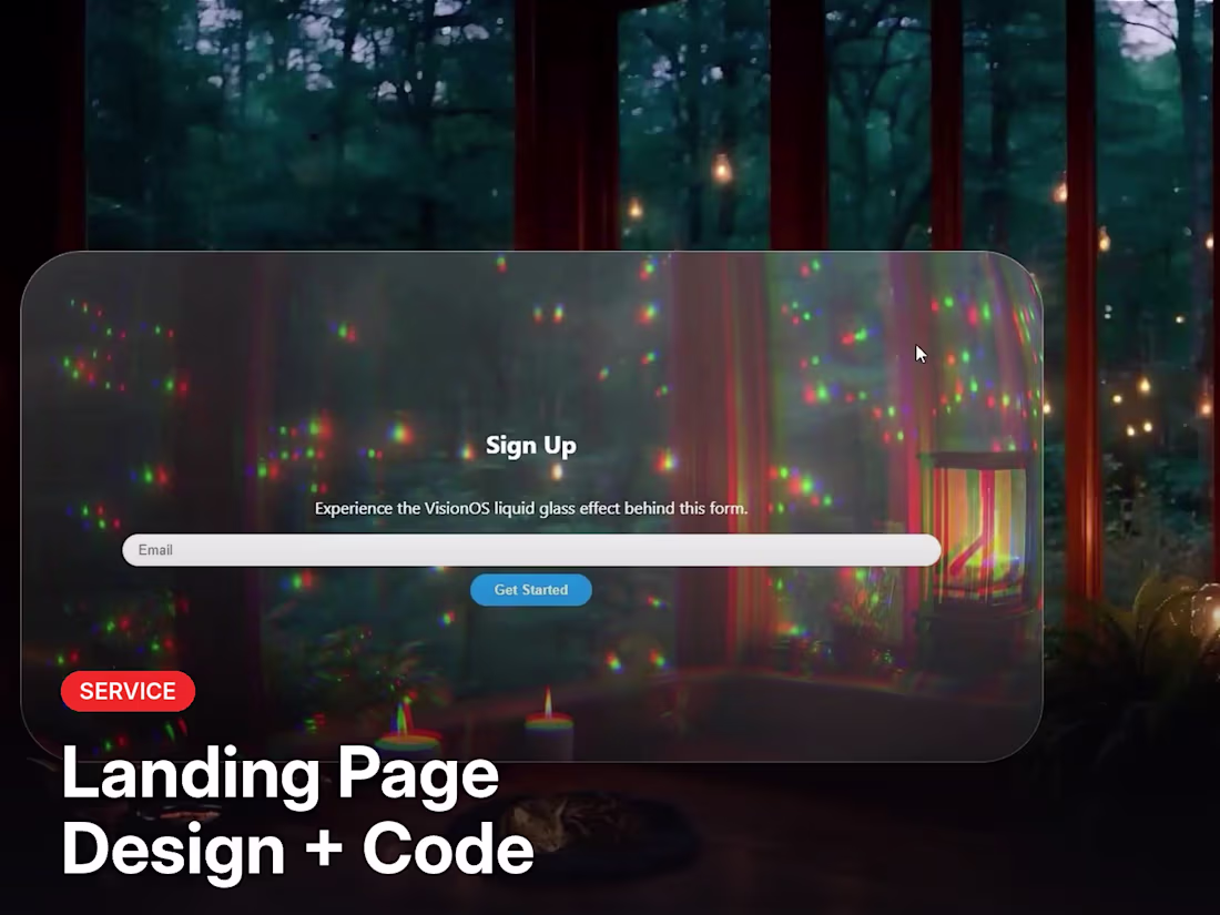 Cover image for Animated Landing Page: Design + Development