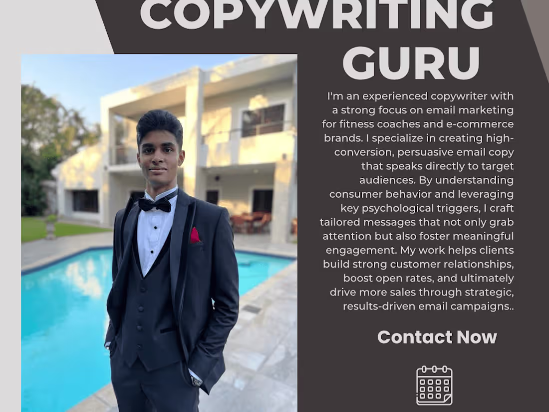 Cover image for Email copy for businesses looking to boost sales and outreach.
