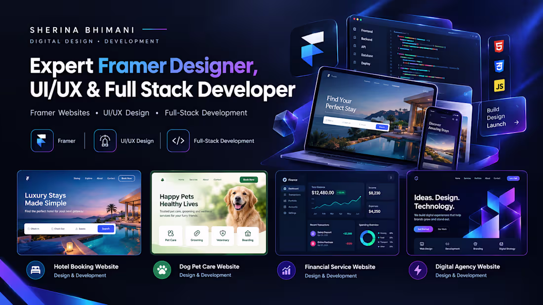 Cover image for Custom Website Design & Development