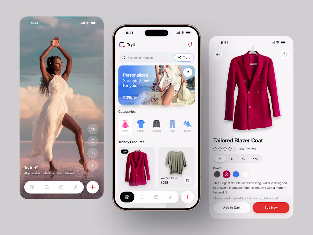 Cover image for TryIt AI is redefining the future of fashion shopping.Go bey...