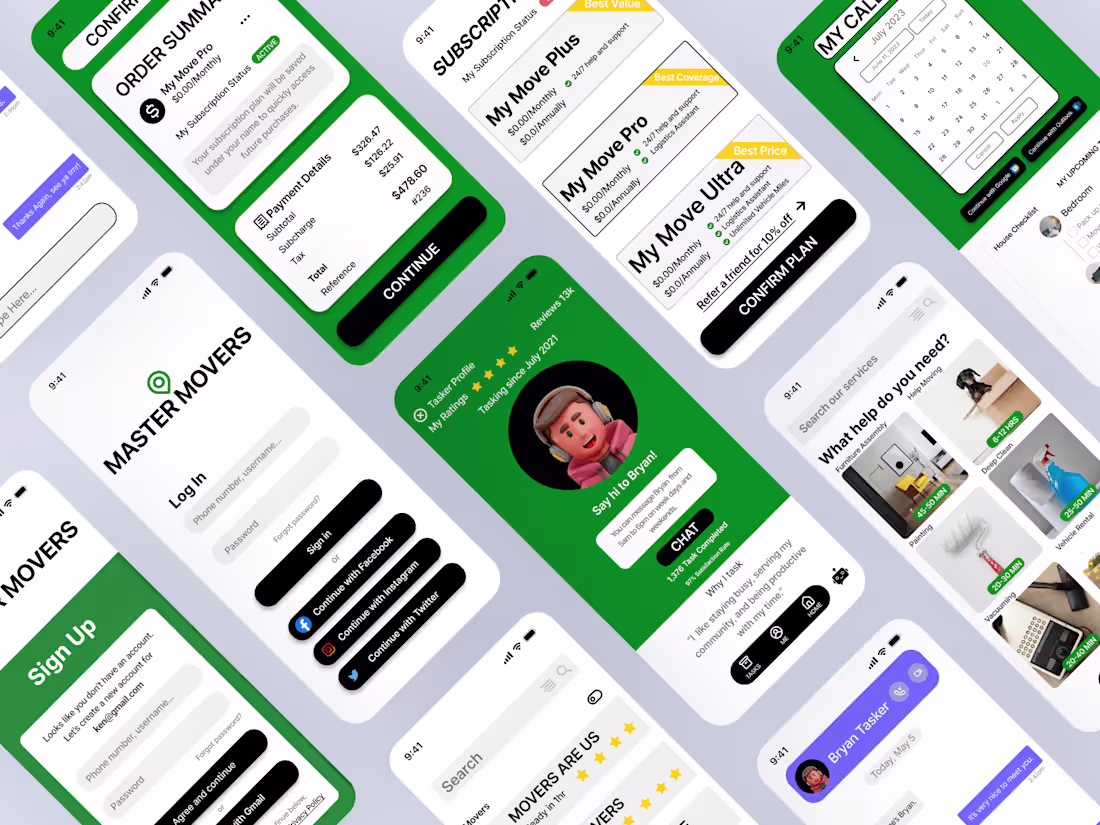 Cover image for Designing an End-to-End Mobile App - Master Movers 