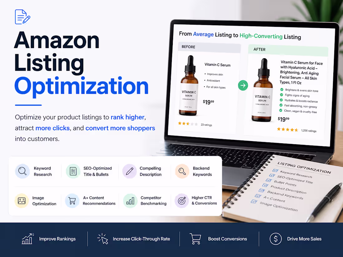 Cover image for Amazon Listing Optimization