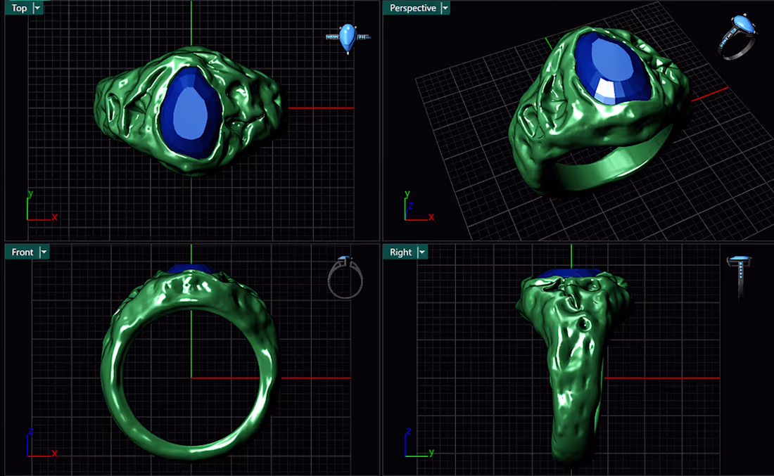 Cover image for Men's Organic Ring| Bold, Raw,