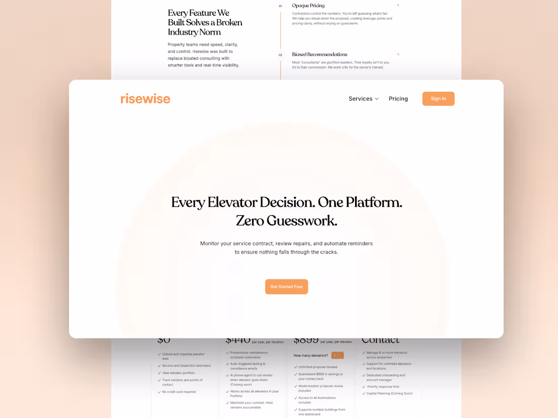 Cover image for RiseWise Website Design and Development