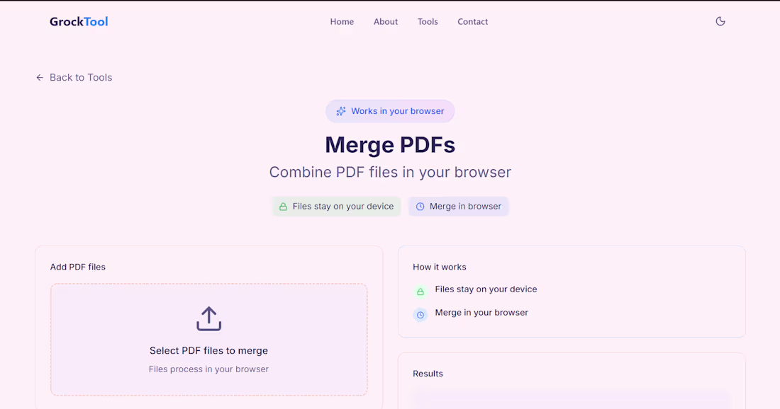 Cover image for Designed and developed a privacy-first